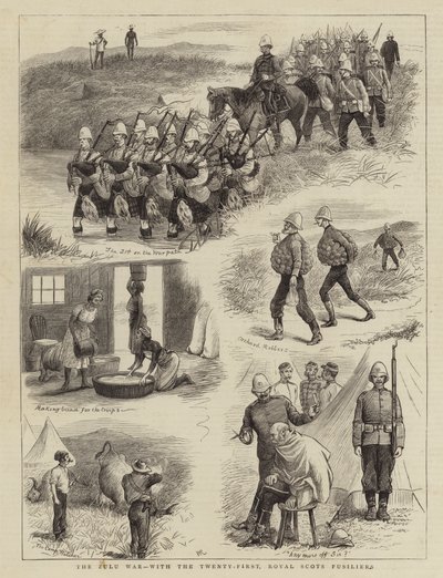 La guerre zouloue, avec le vingt-et-unième, Royal Scots Fusiliers - William Ralston